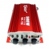 Amplificatore stereo microfono due ingressi USB karaoke radio FM AUX musica