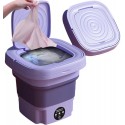 Mini lavatrice pieghevole portatile 8 litri Lavatrice da Campeggio centrifuga