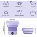 Mini lavatrice pieghevole portatile 8 litri Lavatrice da Campeggio centrifuga