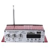 Amplificatore stereo microfono due ingressi USB karaoke radio FM AUX musica