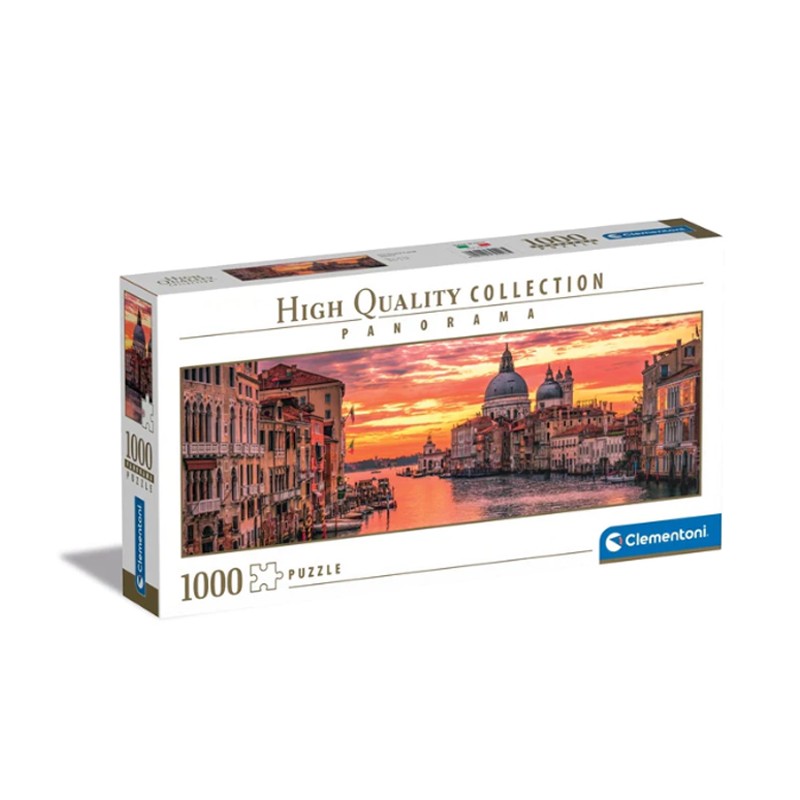 Clementoni puzzle 1000 pezzi 98x33cm Panorama Gran Canale di Venezia adulti