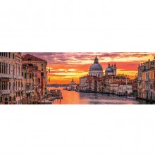 Clementoni puzzle 1000 pezzi 98x33cm Panorama Gran Canale di Venezia adulti