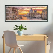 Clementoni puzzle 1000 pezzi 98x33cm Panorama Gran Canale di Venezia adulti