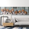 Clementoni Puzzle Clementoni 1000 pezzi Beagles cani beagle cucciol...