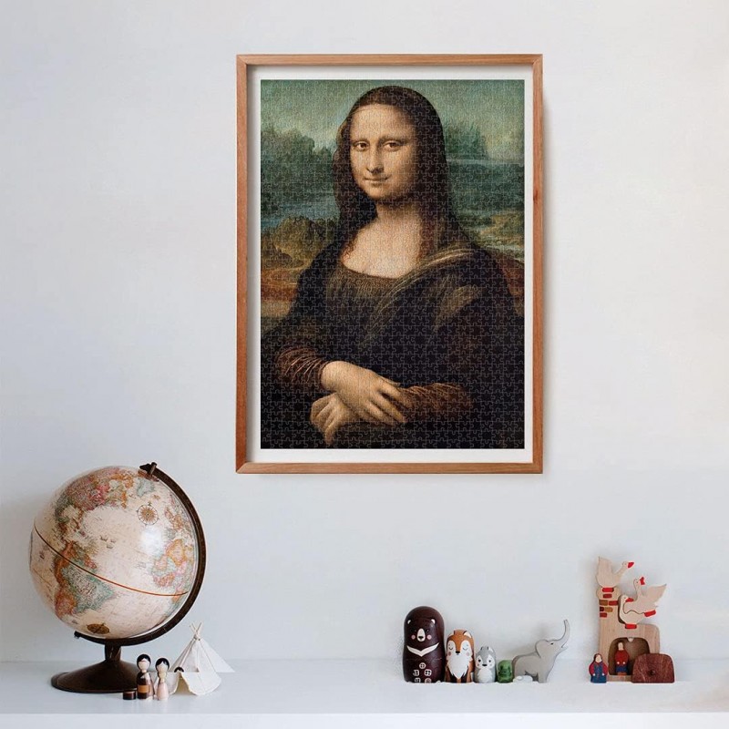 Puzzle Clementoni 1000 pezzi Museum Collection Gioconda di Leonardo...