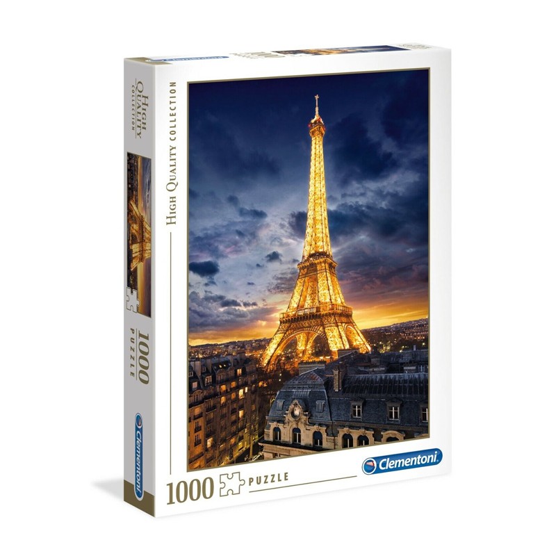 Puzzle Clementoni 1000 pezzi Parigi Francia Torre Eiffel High Quality collection