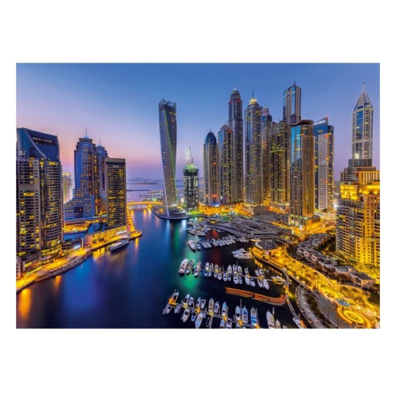Clementoni Puzzle Clementoni 1000 pezzi Dubai grattacieli palazzi m...