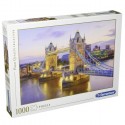 Puzzle Clementoni 1000 pezzi Londra Tower Bridge ponte torre fiume Tamigi 69x50