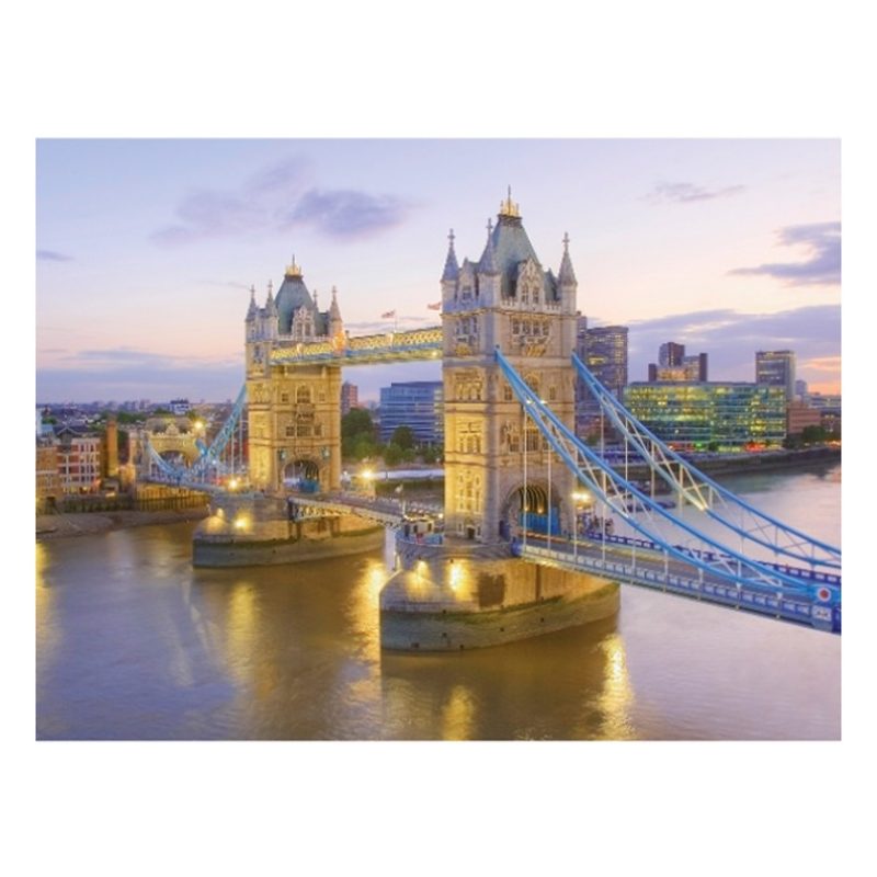 Clementoni Puzzle Clementoni 1000 pezzi Londra Tower Bridge ponte t...