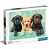 Clementoni Puzzle Clementoni - 1000 pezzi - Tre cani Labrador picco...