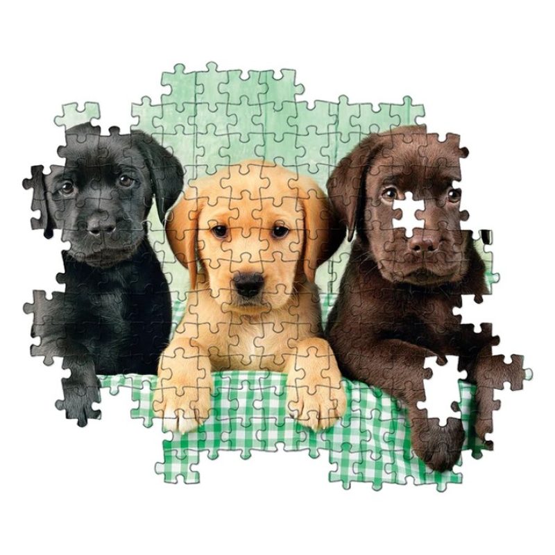 Clementoni Puzzle Clementoni - 1000 pezzi - Tre cani Labrador picco...