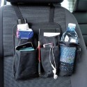Organizzatore auto porta oggetti sedile retro tasche schienale bottiglie