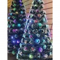 Albero di Natale Artificiale con luci led RGB multicolore altezze 60/90/120 cm
