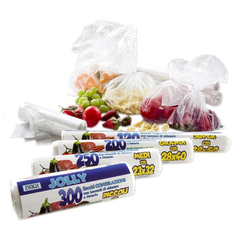Dinamic Italia 320 Sacchetti Freezer per Alimenti sacchi 18x28 cm c...
