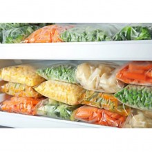 20 Sacchetti Richiudibili Per Alimenti: PEVA, 3 Dimensioni (26x20, 22x19, 22x12 Cm), Ermetici E Congelatore, Con Doppia Chiusura Zip