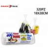 Dinamic Italia 320 Sacchetti Freezer per Alimenti sacchi 18x28 cm c...
