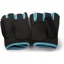 Guanti per bici bicicletta ciclismo MTB estivi mezze da corsa dita unisex sport