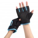 Guanti per bici bicicletta ciclismo MTB estivi mezze da corsa dita unisex sport