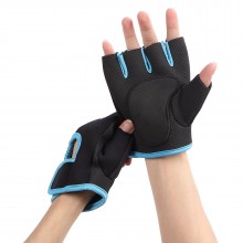 Guanti per bici bicicletta ciclismo MTB estivi mezze da corsa dita unisex sport