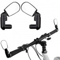 Coppia Specchietto specchio retrovisore bike bici bicicletta flessibile manubrio