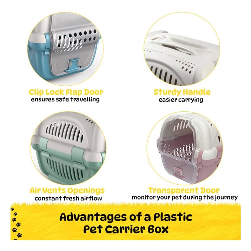 10569 Trasportino in plastica modello Rhino per cani e gatti da via...