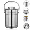 Portavivande termico Contenitore Porta Pranzo Scomparti in acciaio Inox 1.6L