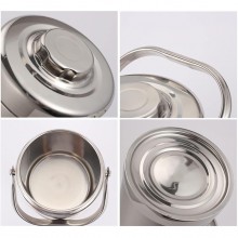 Portavivande termico Contenitore Porta Pranzo Scomparti in acciaio Inox 1.6L