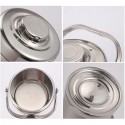 Portavivande termico Contenitore Porta Pranzo Scomparti in acciaio Inox 2 Litri