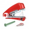 Micro macchina cucire viaggio portatile mini cucitrice valigia ripara strappi
