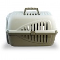 10567 Trasportino in plastica modello Panzer per cani e gatti da viaggio 50 cm
