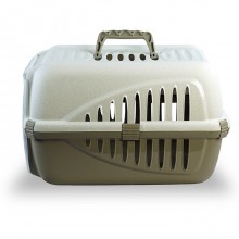 10567 Trasportino in plastica modello Panzer per cani e gatti da viaggio 50 cm