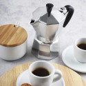 Caffettiera moka in alluminio macchina macchinetta caffe da 1 tazza espresso