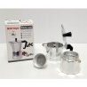 Kmt Style Caffettiera moka in alluminio macchina macchinetta caffe ...