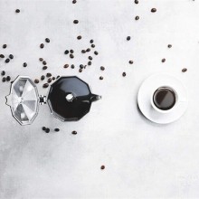 Caffettiera moka in alluminio macchina macchinetta caffe da 1 tazza espresso