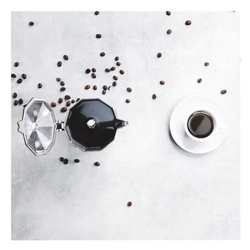 Kmt Style Caffettiera moka in alluminio macchina macchinetta caffe ...