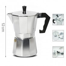 Caffettiera moka in alluminio macchina macchinetta caffe da 1 tazza espresso
