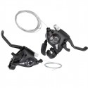 Coppia Comandi cambio bici + leve freno 3X7 per bicicletta manopole MTB Bike