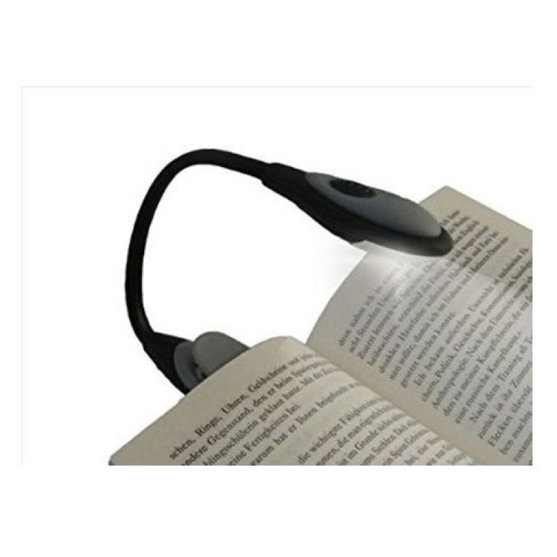 Lampada lettura clip LED notturna luce copertina libri torcia portatile batterie