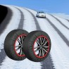 Kmt Style Set 2 Catene da Neve Tessuto kit Calze Omologate EN 16662...
