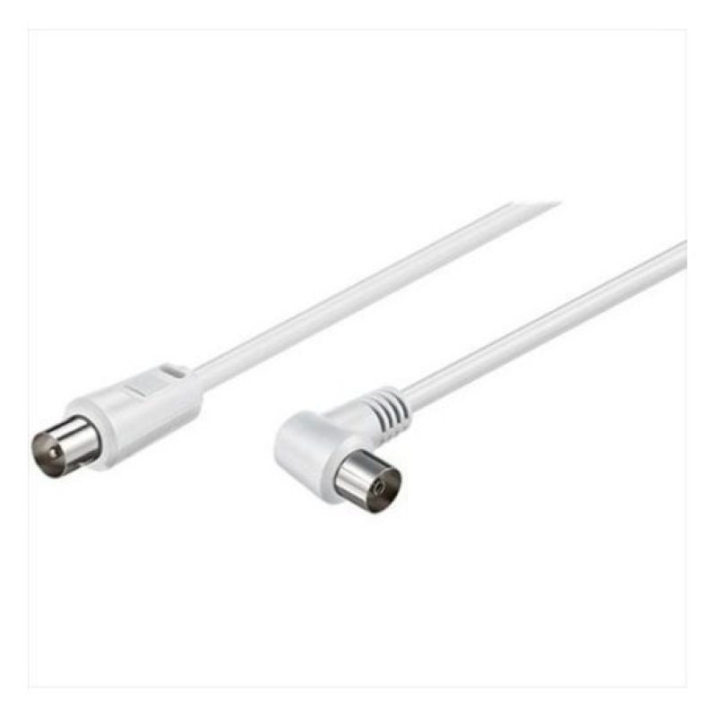 Cavo antenna varie misure maschio femmina televisione satellitare bianco TV