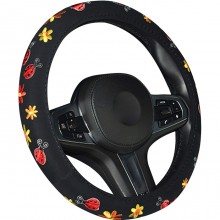 Universale Coprivolante Antiscivolo Auto Sterzo Cover decorativa Volante 38CM