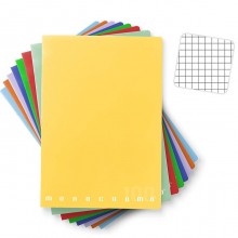 Set 10 Quaderni Pigna Monocromo in formato A5 Quadretti 4MM colori assortiti