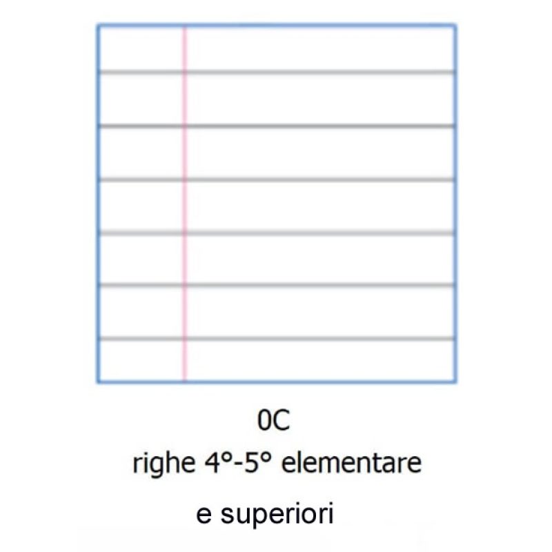 Pigna Quaderno 10 PZa righe formato A5 Rigatura 0C 42 fogli Pigna c...