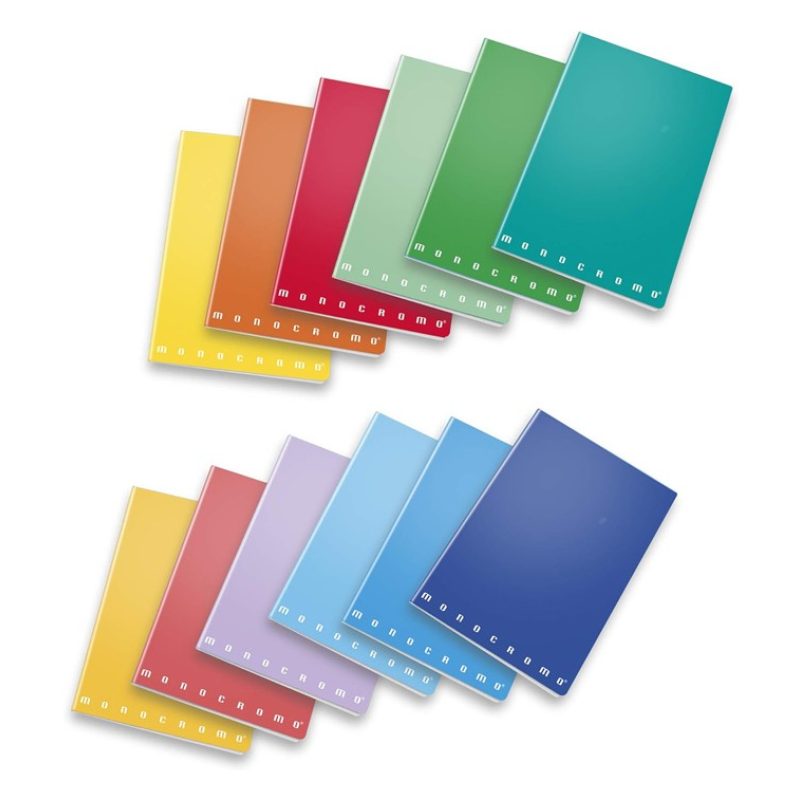 Pigna Mini Quaderni Monocromo Pigna 10pz a righe 1R Colori assortit...