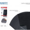 Harty 200 Fogli Carta carbone carbonio autocopiante nera ricalco co...