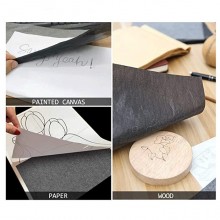 200 Fogli Carta carbone carbonio autocopiante nera ricalco copiativa 21x32,2 cm