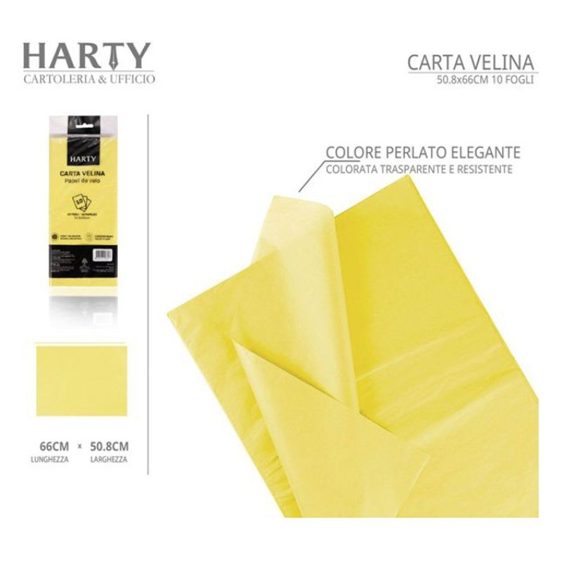 Harty 120 Fogli di carta velina colorata 50,8x66 cm imballaggio rie...