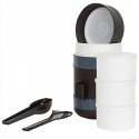 Portavivande thermos termico porta pranzo 1,8L per alimenti 3 contenitori lavoro