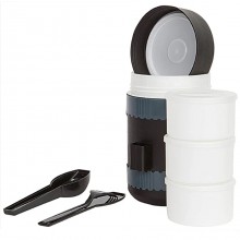 Portavivande thermos termico porta pranzo 1,8L per alimenti 3 contenitori lavoro