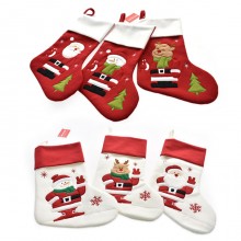 Calza befana 46 cm 2PZ natalizia epifania vuota decorazione natale da appendere